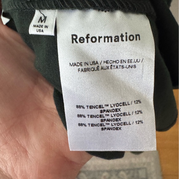 Reformation Sleeveless Turtleneck Maxi Dress in Forest Green Medium - Picture 5 of 5